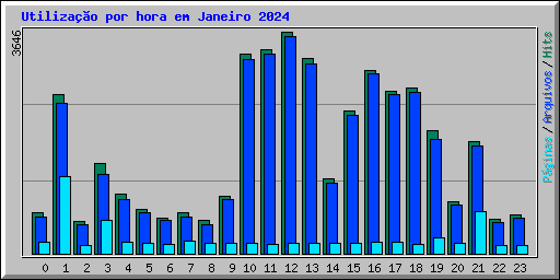 Utilizao por hora em Janeiro 2024