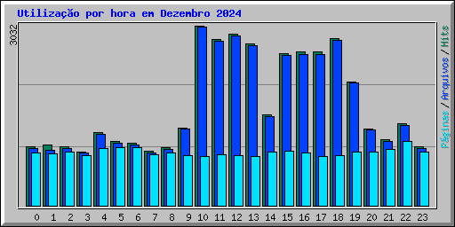 Utilizao por hora em Dezembro 2024